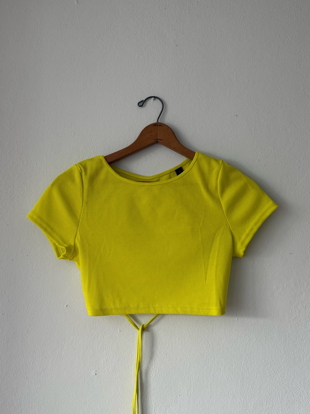 Bright Backless Top